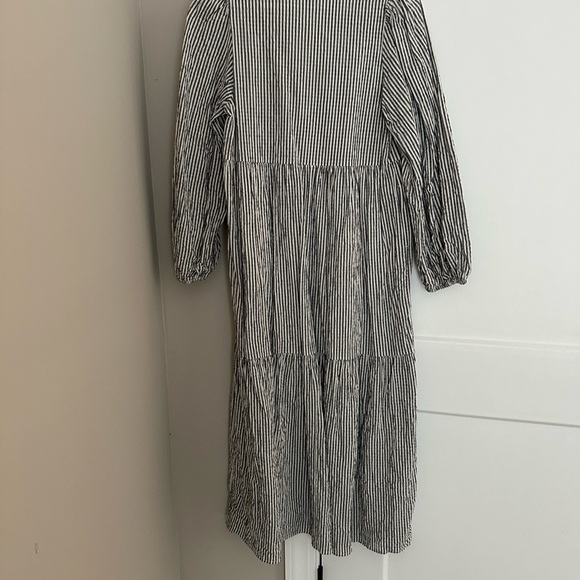 Striped Black and White Dress - Picture 2 of 2